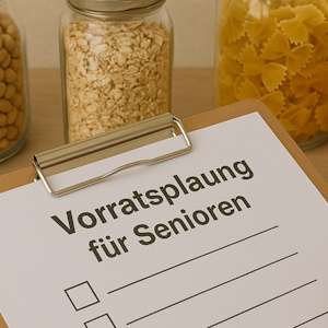 Vorratsplanung für Senioren - eine Checkliste