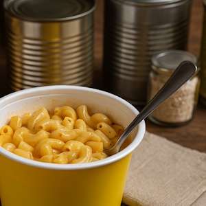 Schnelle Mahlzeit aus dem Vorratsschrank - der Pasta Snack