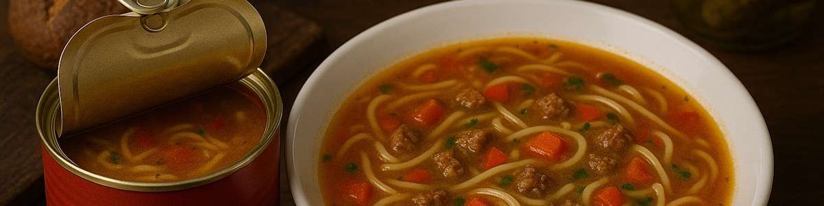 Bihunsuppe aus dem Dosenvorrat