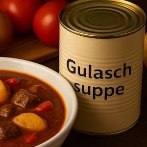 Gulaschsuppe aus der Bevorratung