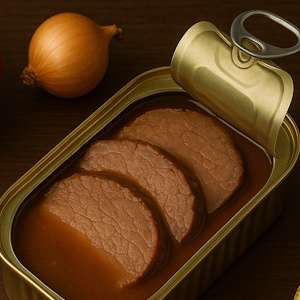 Rinderbraten in Scheiben aus der Dose