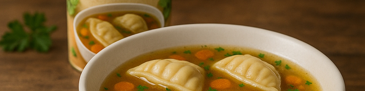 Maultaschensuppe aus dem Dosenvorrat