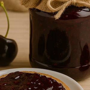 Schwarzkirschmarmelade aus dem Vorratsschrank