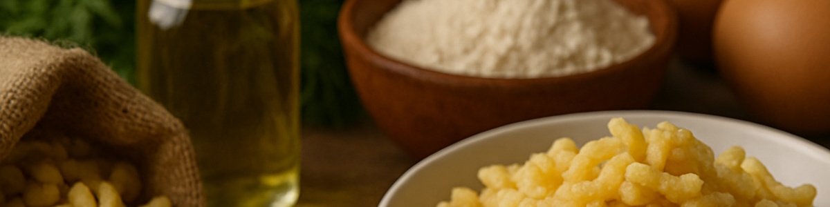 Spätzle aus Baden-Württemberg in einem Teller