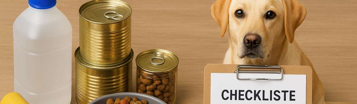 Vorratshaltung für Ihren Hund - Tipps und Checkliste