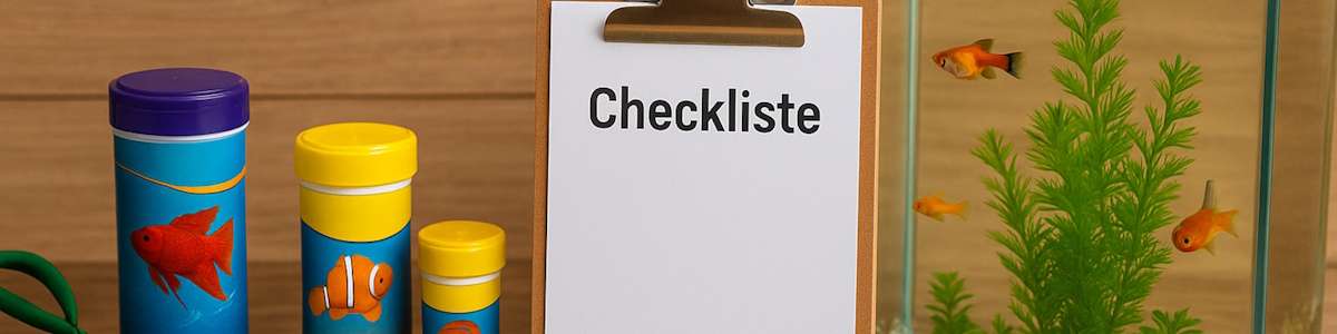 Einne Checkliste für die Vorratshaltung von Aquarienfischen