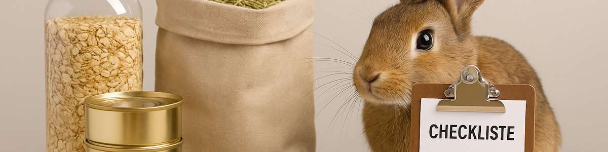 Notvorrat für das KAninchen nicht vergessen