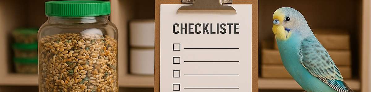 Tipps und eine Checkliste zur Vorratshaltung für Vögel