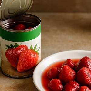 Erdbeeren in der Dose