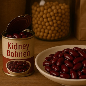 Kidneybohnen in der Dose