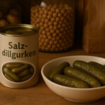 Salzdillgurken aus der Dose