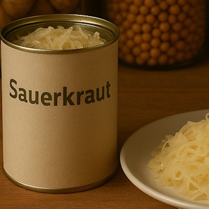 Sauerkraut in der Dose