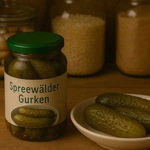 Spreewälder Gurken im Glas