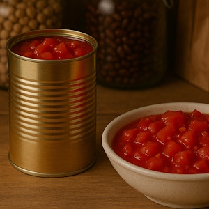 Tomatenstücke in der Dose