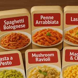 Fertiggerichte aus der Spaghetteria